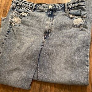 American eagle mom jeans size 16
